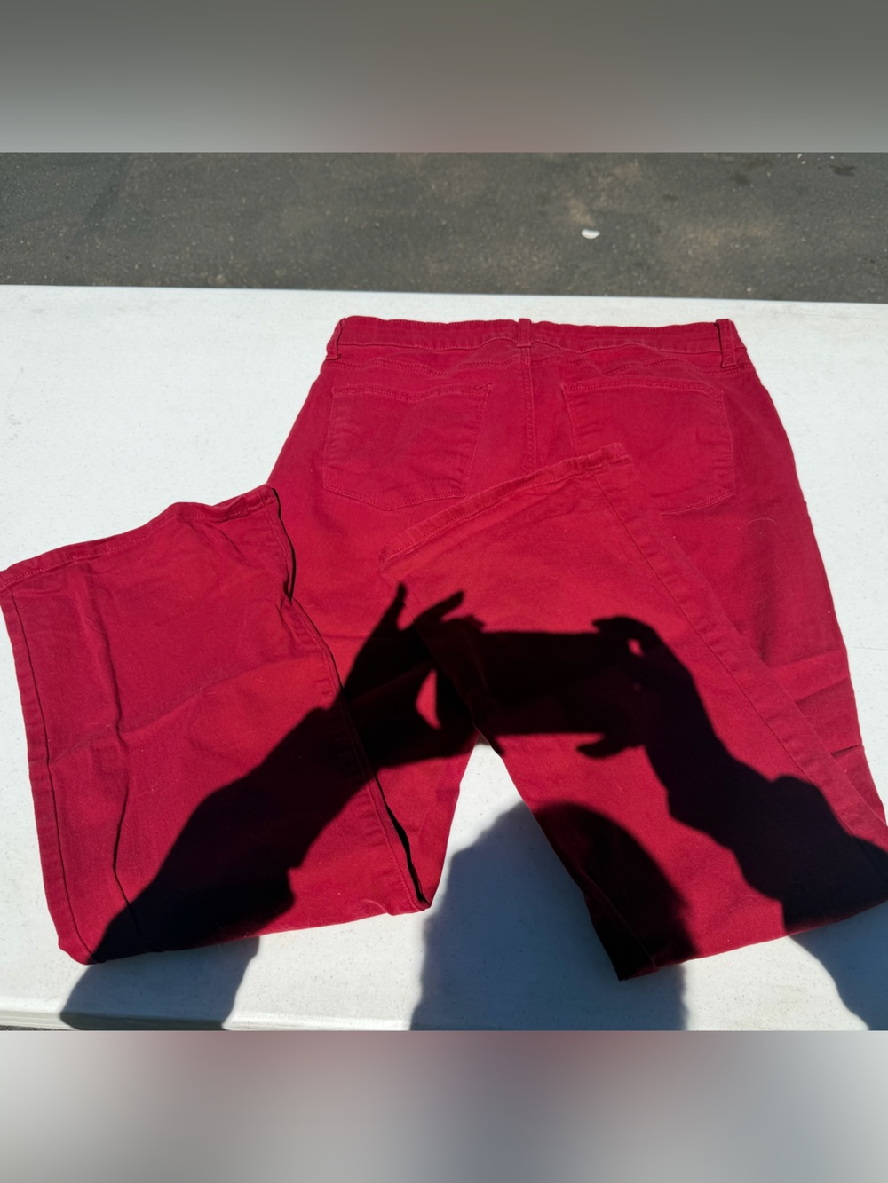 Women’s adorbs red jeans